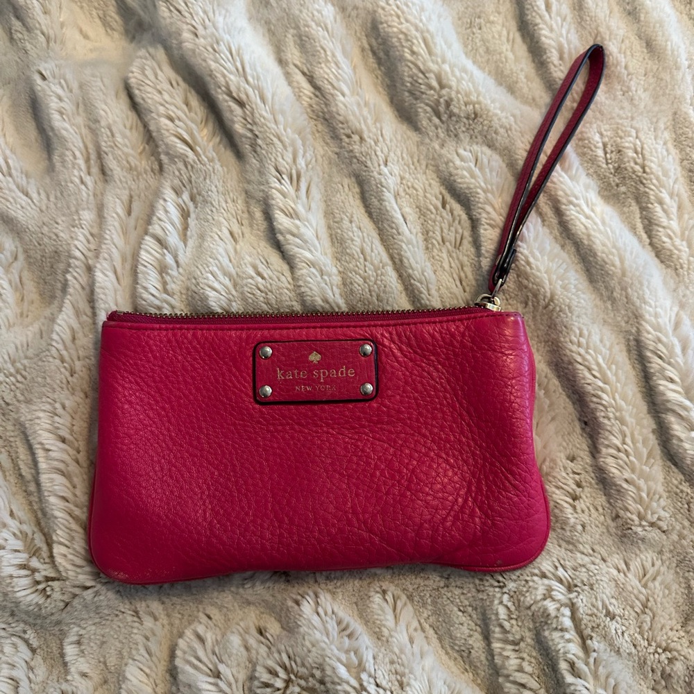 Kate Spade Pink Clutch Wristlet